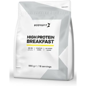 Body & Fit High Protein Breakfast - Maaltijdshake - Eiwitshake / Proteine Poeder - Chocolade - 990 gram (18 shakes)