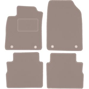 Beige veloursmatten voor: Opel Vectra C stationwagen (2003-2008)