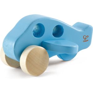 Hape Houten Vliegtuig 12,5 Cm Blauw