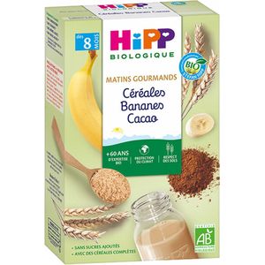 HiPP Biologische Banaan Cacao Granen van 8 Maanden 250 g