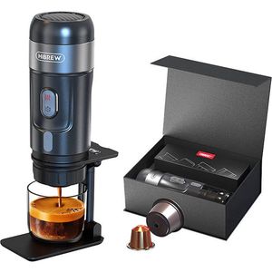 HiBREW Draagbaar 3-in-1 koffiezetapparaat met koffer 80W H4A-premium - Koffiezetapparaat