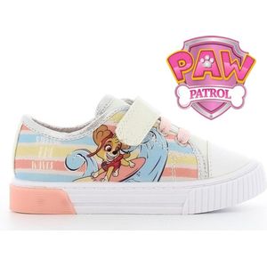 Nickelodeon - Skye ""Paw Patrol"" kinderschoenen met lichtjes ""Surfing The Waves"" - maat 30 - sneakers voor meisjes met velcro/klittenband - canvasschoenen glitter.