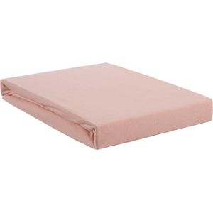 Beddinghouse Jersey Lycra - Topper Hoeslaken - 90/100x200/210/220 - Licht roze