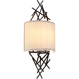 Elstead Lighting LED Wandlamp Taiko | 2X E14 Max 40W | Olde Bronze