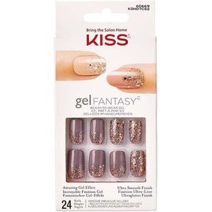 Kiss Gellak Gel Fantasy Nails - Kunstnagels - 28 stuks - Nepnagels - Rush Hour