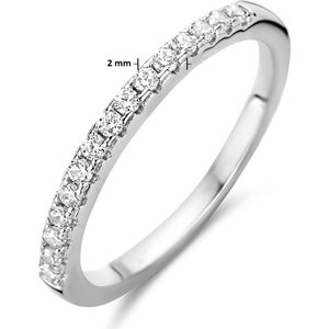 Gerhodineerd Zilver Aanschuifring Met Zirkonia 1333870