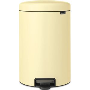 Brabantia NewIcon Prullenbak - 20 liter - Mellow Yellow