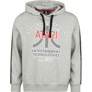 Atari Vintage Logo Trui met capuchon grijs gemêleerd XXL Heren