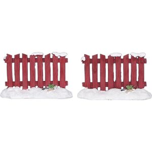 Luville - Red fence - Kersthuisjes & Kerstdorpen