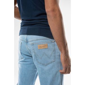 Wrangler Texas Str Heren Regular Fit Jeans Blauw - Maat W36 X L34