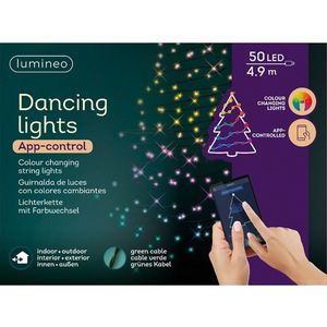 Lumineo LED App-controlled dancing lights 50L