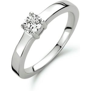 The Jewelry Collection Ring Zirkonia - Zilver