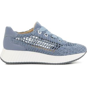 Softwaves Sneakers Dames - Lage sneakers / Damesschoenen - - 8.95.04 - Blauw - Maat 39