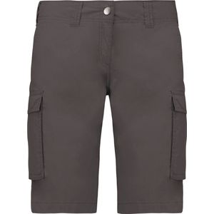 Bermuda/Short Dames 38 NL (40 FR) Kariban Light Charcoal 100% Katoen