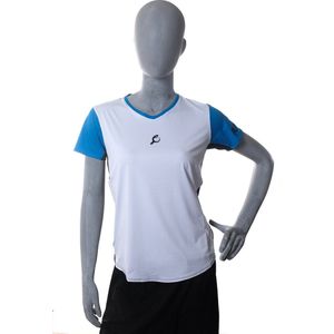 PUNTAZO Padel T-shirt Dames Sportshirt XXL blauw Korte mouw
