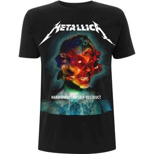 Metallica - Hardwired Album Cover Heren T-shirt - 2XL - Zwart
