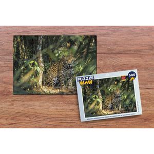 Puzzel Jaguar - Bomen - Planten - Legpuzzel - Puzzel 500 stukjes