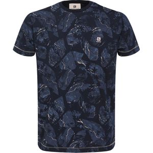 Gabbiano T-shirt T Shirt Met Allover Print 154529 301 Navy Mannen Maat - S