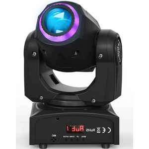 50W LED Moving Head Disco Stage Light - 8 Patrones en 8 Kleuren - Gobo Spotlight met 10/12 Kanalen - LED Lichteffecten voor Bar, Club en Show - Energieklasse E