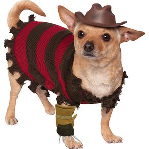Rubies - Friday 13th Freddy Killer honden (maat S)