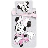 Disney Minnie Mouse Dekbedovertrek, Beautiful - Eenpersoons - 140 x 200 cm - Katoen