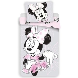 Disney Minnie Mouse Dekbedovertrek, Beautiful - Eenpersoons - 140 x 200 cm - Katoen