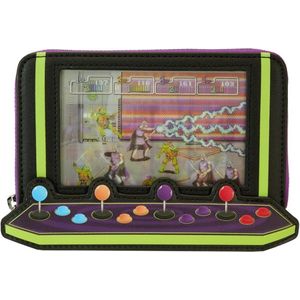 Loungefly: Nickelodeon - Teenage Mutant Ninja Turtles - TMNT 40th Anniversary Vintage Arcade Zip Around Wallet