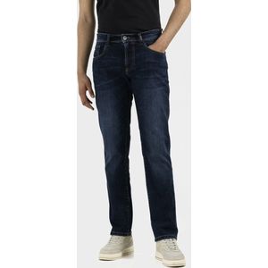 camel active Relaxed Fit 5-Pocket katoenen Jeans - Maat menswear-33/32 - Blau