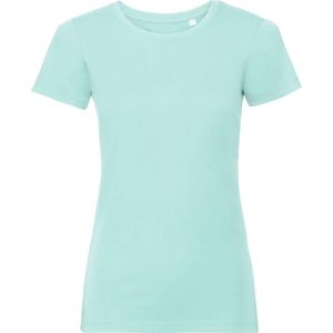 Russell Dames/dames Biologische T-Shirt met korte mouwen (Aqua Blauw)