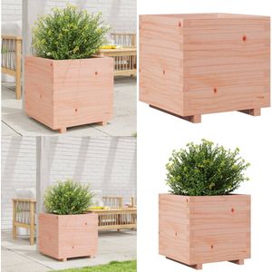 vidaXL Plantenbak 50x50x49,5 cm massief douglashout - Plantenbak - Plantenbakken - Bloempot - Bloembak