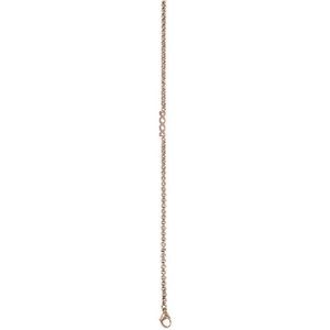 iXXXi Jewelry-Halsketting 3mm met logo 80cm-Rosé goudkleurig-Dames Collier