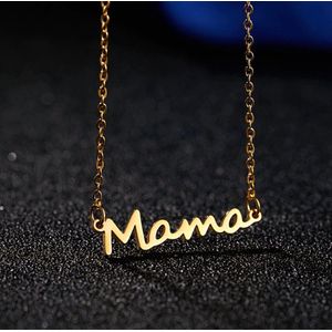 Akyol - Mama - Ketting mama - Moeder ketting dames - Moederdag cadeau -