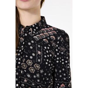 GARCIA Meisjes Blouse Zwart - Maat 164/170