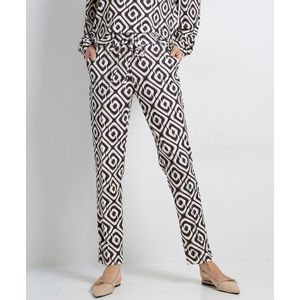 terStal Pescara - Slim Fit Dames / Volwassenen Broek met Print - M - Allover Print