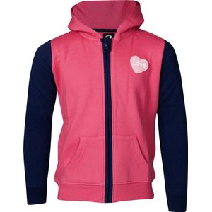 Horka - Jolly Kids - Vest Filo - Kindervest - Love - Unicorn - Magenta - Maat 116