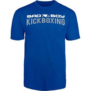 Bad Boy KICKBOXING DISCIPLINE T Shirt Blauw Kickboks Kleding maat S
