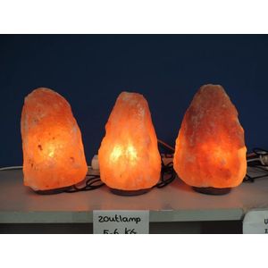 Spiru Himalaya Zoutsteen Lamp - 3-4 kg - Oranje