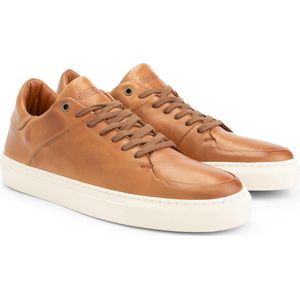 DenBroeck Trenton St. Leren herensneakers - Cognac Bruin Leer - Maat 46