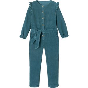 Vertbaudet Meisjesjumpsuit in velours, met ruches,