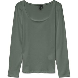 VERO MODA - VMLULU LS U-NECK TOP JRS GA NOOS - Dames - Lange mouwen shirts