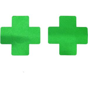 Go Go Gadget - Tepelcovers - kruis - neon groen