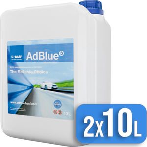 BASF - Duo Pack - AdBlue - 2x 10L (liter) Jerrycan Inclusief Handige Trechter - Uitstootvermindering - Dieselsystemen