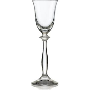 6x romantische Angela - schattige likeurglas - likeur glaasje - Bohemia Kristal - set 6 stuks