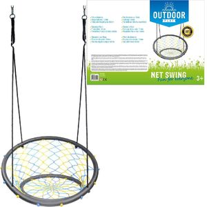 Outdoor Play Schommel Stoel -  Speelgoed - diameter 90cm - 100kg draagvermogen - verstelbaar ophangtouw