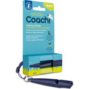 Coachi hondenfluitje trainingsfluitje blauw 9 cm eentonig