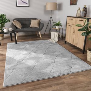 Paco Home Vloerkleed Woonkamer Laagpolig Boho Patroon Scandinavisch 3D Modern 160x220 cm