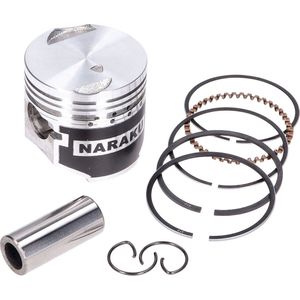 Zuiger Naraku 50cc 39mm voor Vespa Sprint 4t 2v / Piaggio Zip 4t 2v / Piaggio Fly 4t 2v / Piaggio Liberty 4T 2v / Vespa LX 50 4T 2v - 2 kleppen motor