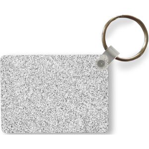 Sleutelhanger - Graniet - Zwart - Wit - Patroon - Grijs - Uitdeelcadeautjes - Plastic