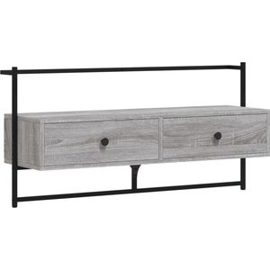 vidaXL-Tv-meubel-wandgemonteerd-100,5x30x51-cm-hout-grijs-sonoma-eiken