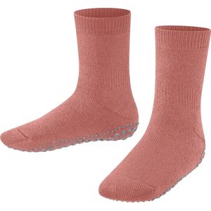 FALKE Catspads antislip noppen katoen merinowol huissokken kinderen pink - Maat 23-26